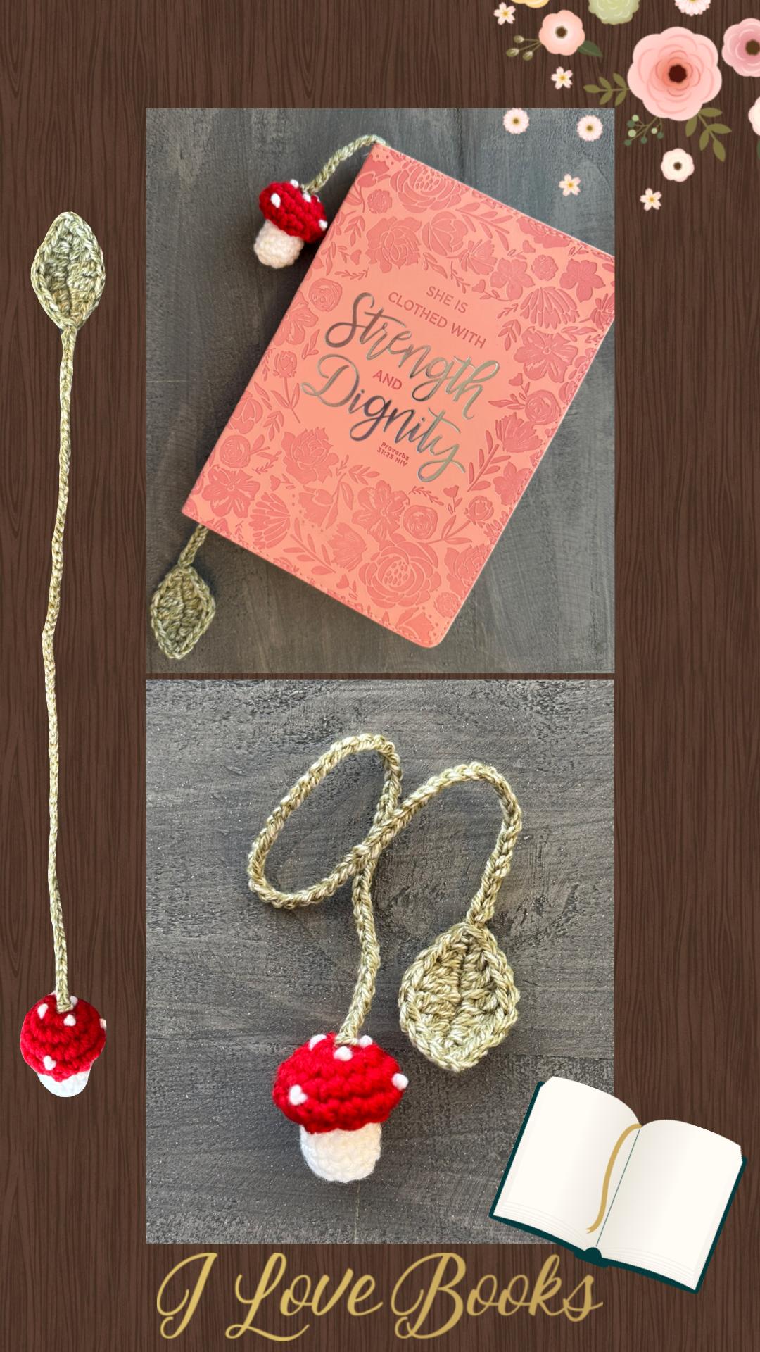 Handmade crochet bookmarks