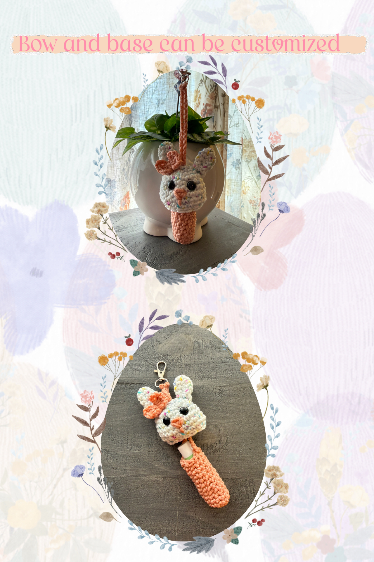 Easter Bunny chapstick holder