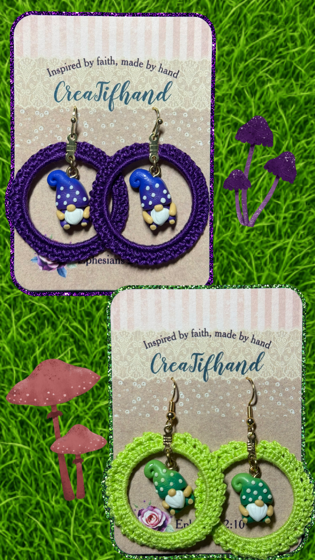 Gnome Earrings